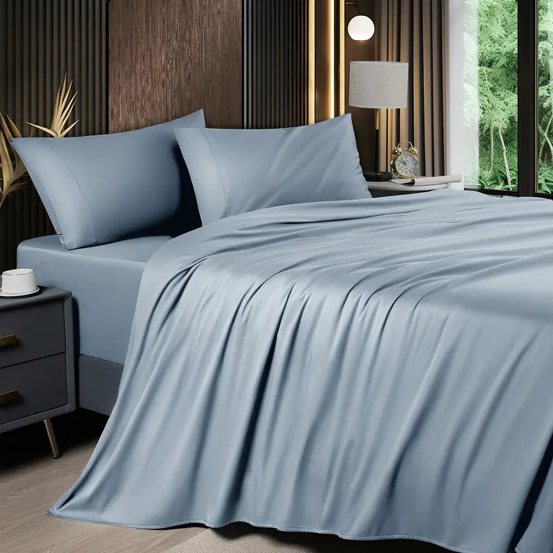 ❄️Cooling Bamboo Sheets | Hotel Luxury 16" Deep Pocket | Silky Soft Wrinkle Resistant
